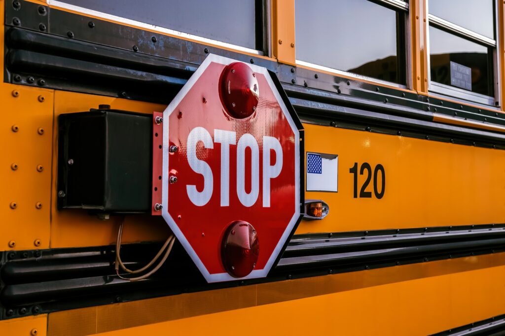 School bus stop